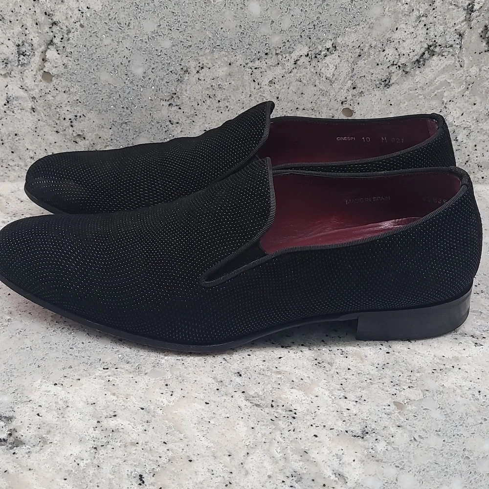 Mezlan Custom Collection Suede Textured Loafers - Picture 4 of 10
